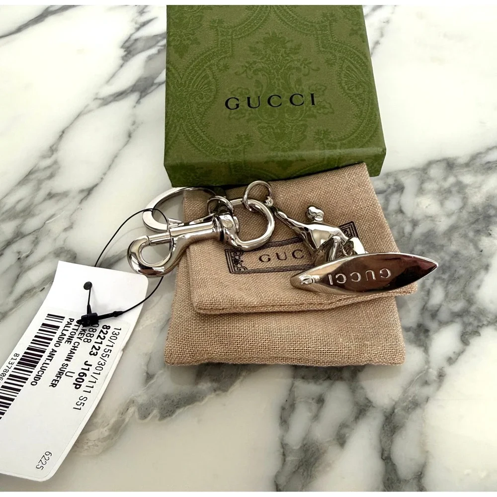 Gucci silver toned